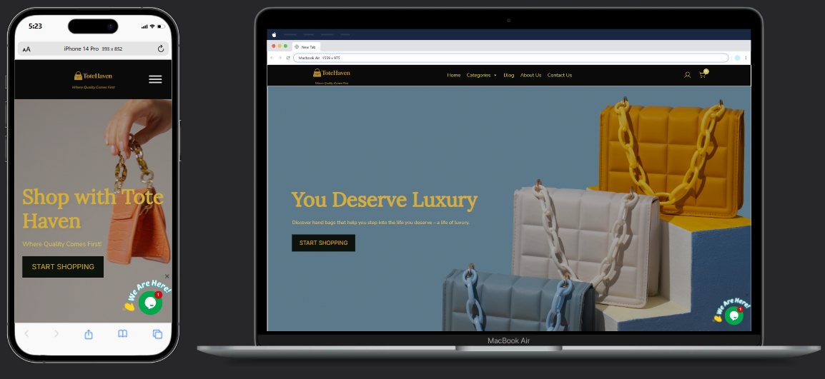 Totehaven — Ready-Made E-Commerce Website for Bags & Fashion Brands 2 Totehaven — Ready-Made E-Commerce Website for Bags & Fashion Brands - Image 2